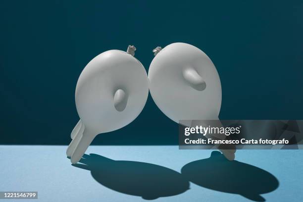 concept of prevention and protection - surgical glove balloon stock pictures, royalty-free photos & images