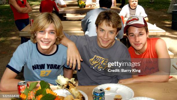 Alex Black, Jeremy Sumpter and Shawn Pyfrom
