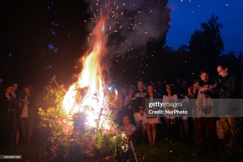 Summer Solstice Celebration In Poland