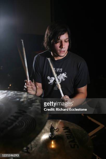 American drummer Benny Horowitz of rock band The Gaslight Anthem, United Kingdom, 2009.
