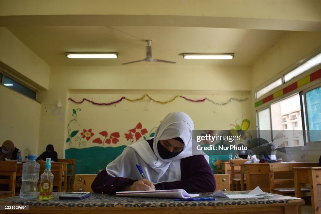 First Day Of High School Exams In Egypt