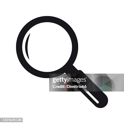 Search magnifying glass icon symbol Search magnifying glass icon symbol