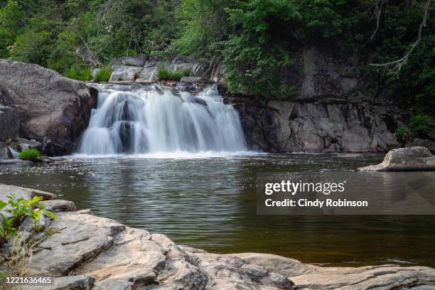 linville falls, linville, north carolina - blue ridge parkway stock pictures, royalty-free photos & images