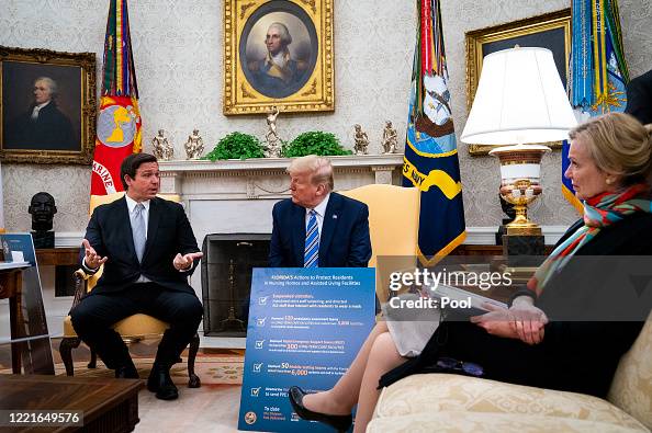 President Trump Holds News Conference with FL Gov. De Santis At White House President Trump Holds News Conference with FL Gov. De Santis At White House
