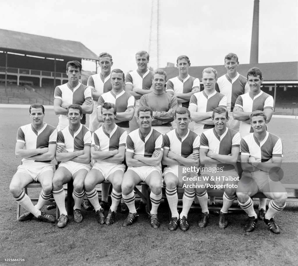 Fred Else Blackburn Rovers line up for a team photograph at Ewood Park in... News ...
