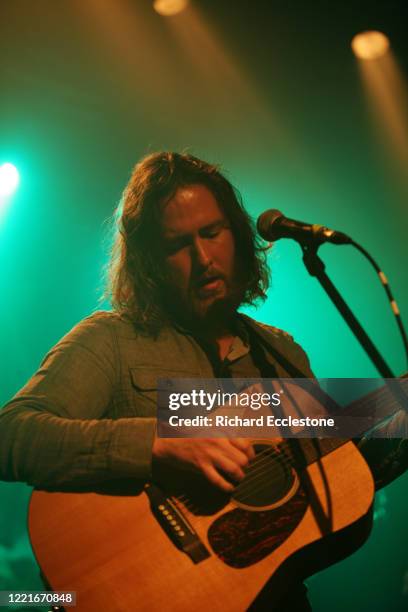 Tim Smith of American folk rock band Midlake, group portrait at the Junction in Cambridge, United Kingdom in 2010.