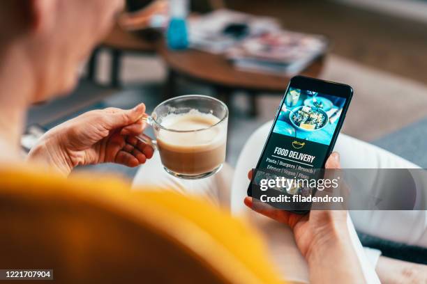 food delivery - ordering parts stock pictures, royalty-free photos & images