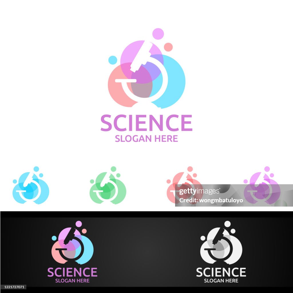 Science And Research Lab Symbol Design Concept High-Res Vector Graphic ...