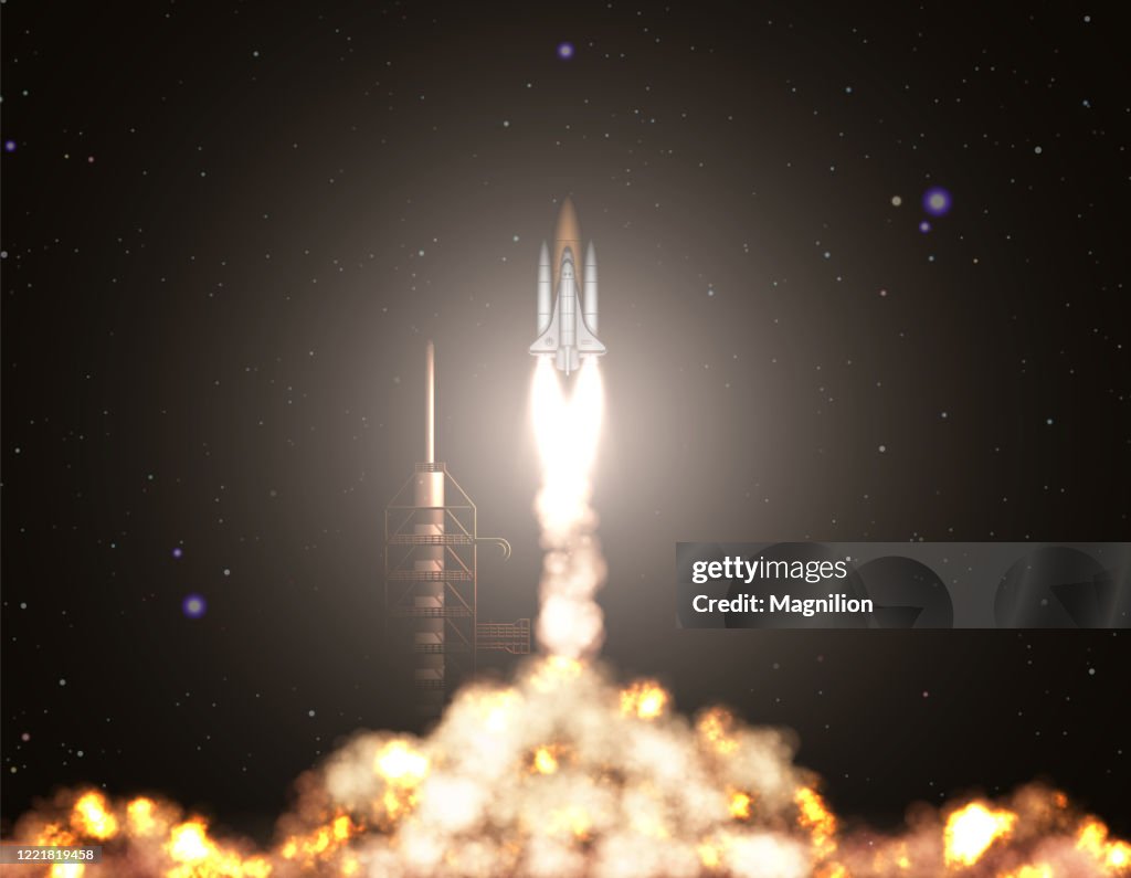 Space Shuttle Take Off
