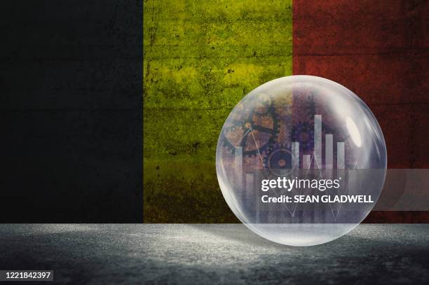 belgium financial bubble - belgium stockfoto's en -beelden