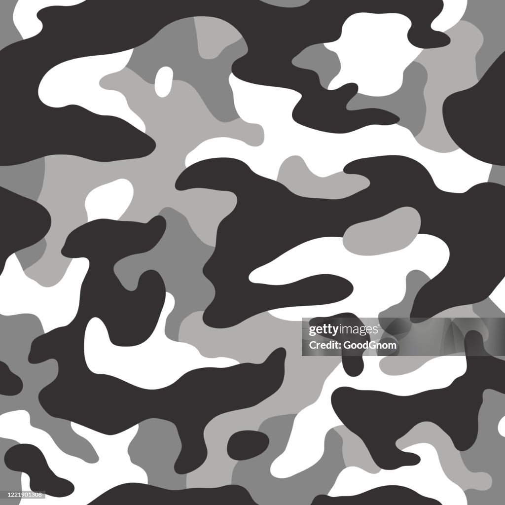Gray Camo Seamless Pattern High-Res Vector Graphic - Getty Images