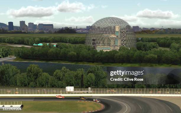 Shane van Gisbergen driving the Red Bull Holden Racing Team Holden Commodore ZB during round 4 of the Supercars All Stars Eseries at Circuit Gilles...