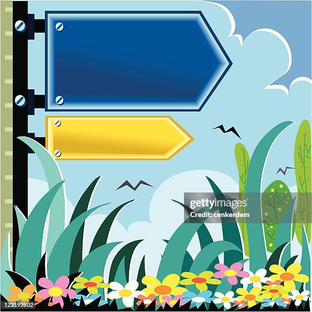 Spring Road Sign 74 Spring Road Sign High Res Illustrations - Getty Images