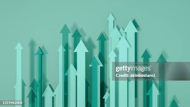 arrows, moving up - moving down stock pictures, royalty-free photos & images