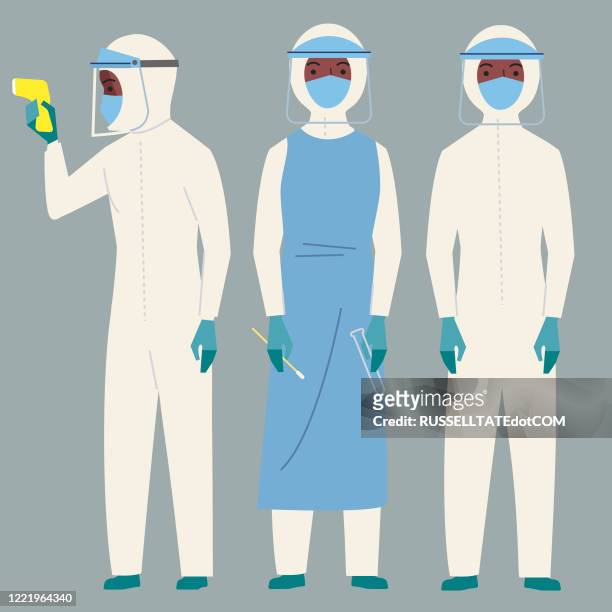 protective clothing - middle eastern ethnicity stock illustrations