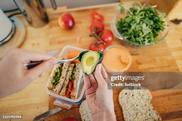 food is fuel - making a sandwich stock pictures, royalty-free photos & images