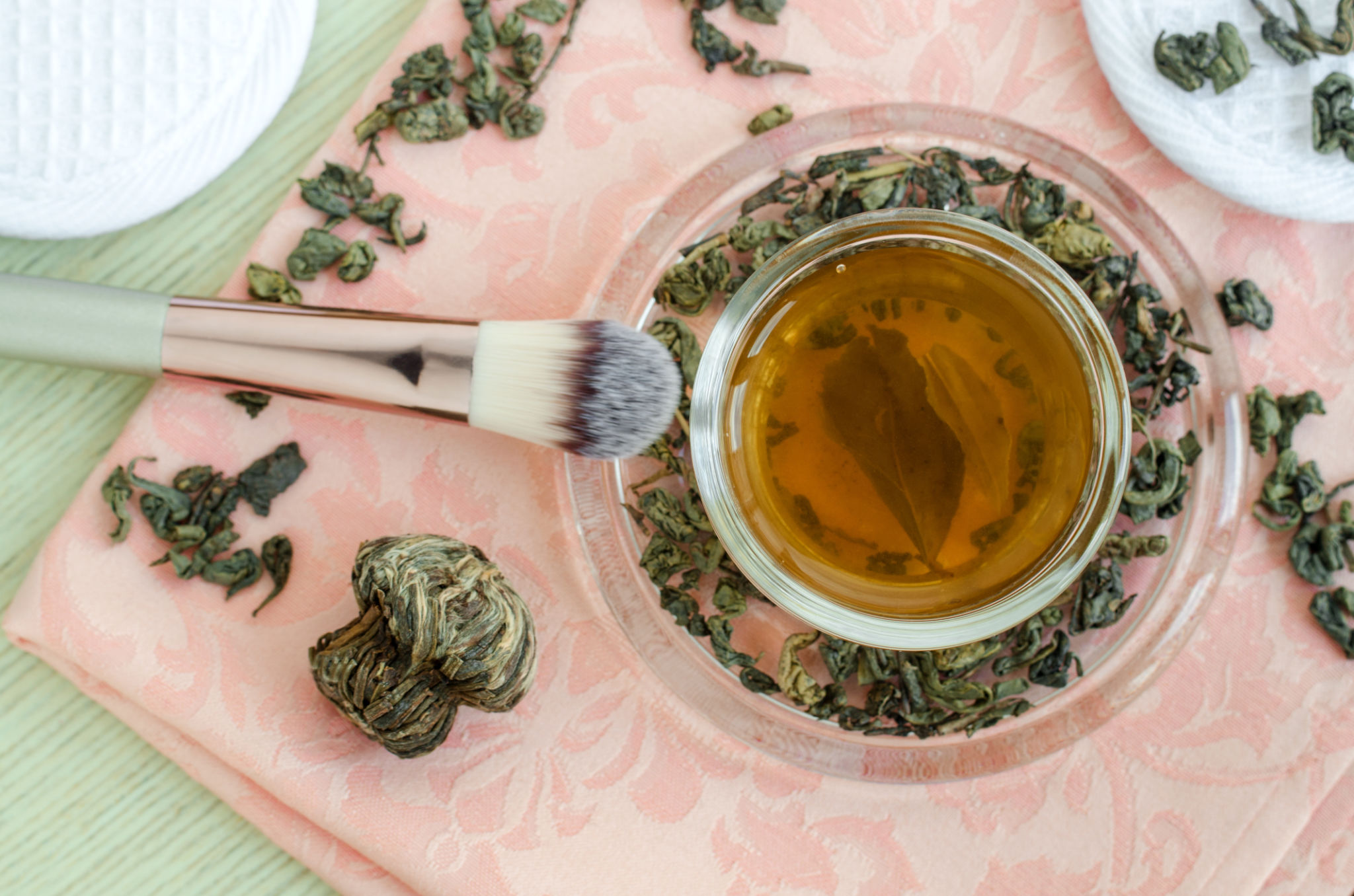 green tea skincare