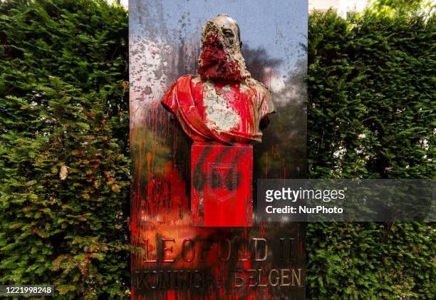 City of Ghent will remove a bust of King Leopold II from the Zuidpark. The statue was vandalized in early June - and several times in the past in...