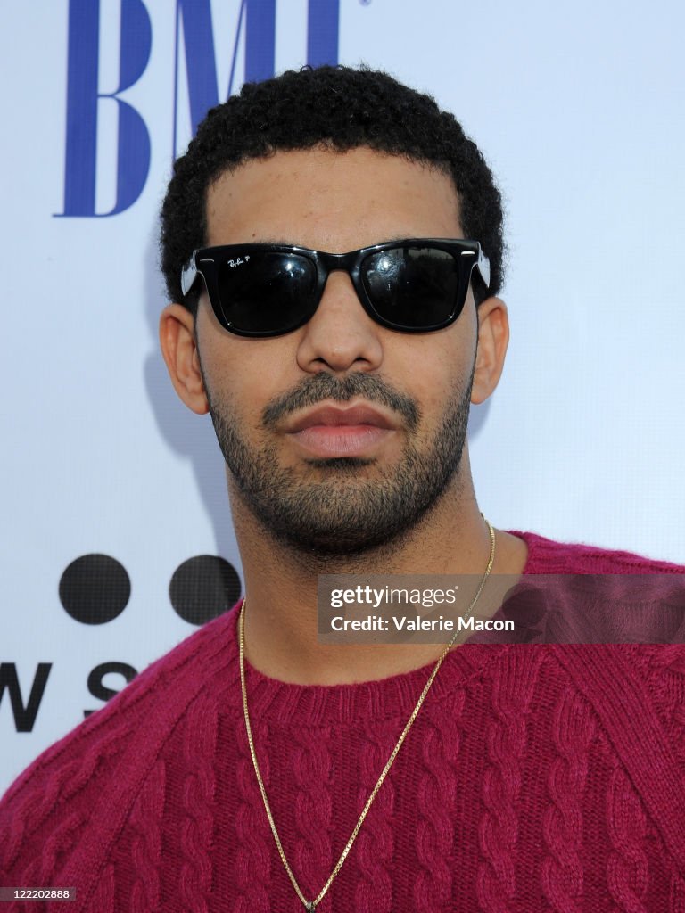Ld Rapper Rapper Drake arrives at the 11th Annual BMI Urban Awards on August ...