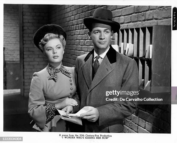 June Haver and Mark Stevens in 'I Wonder Who's Kissing Her Now' June Haver and Mark Stevens in 'I Wonder Who's Kissing Her Now'