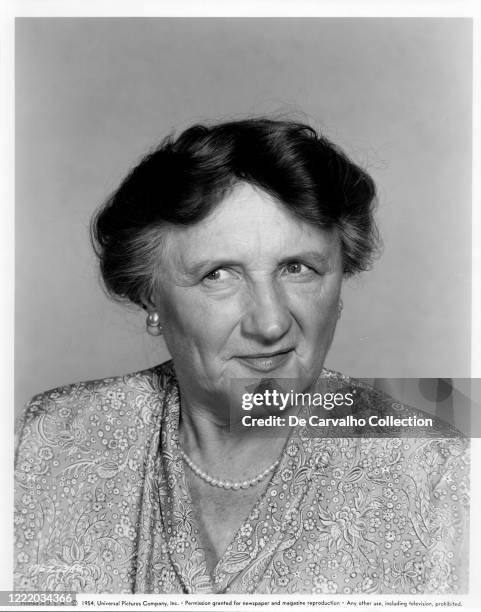 Marjorie Main as 'Pansy Jones' in a publicity shot from the movie 'Ricochet Romance' United States.