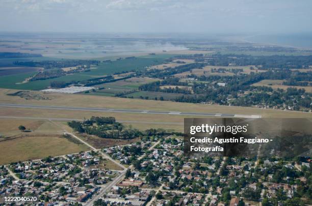 mar del plata aerial photography - buenos aires province stock pictures, royalty-free photos & images