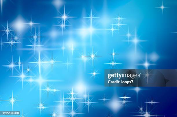sparkles - blue glitter fotografías e imágenes de stock