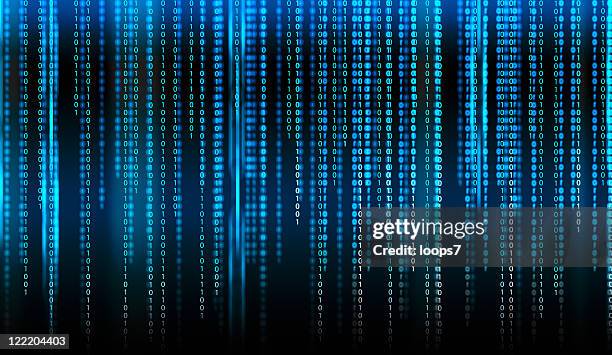 binary code - binaire code stockfoto's en -beelden