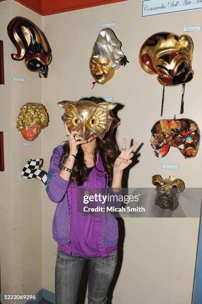 Victoria Justice actor poses for a portrait on the set of Victorious in Hollywood, California on February 22, 2011.