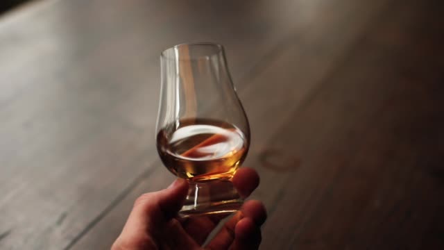 Whisky glass detail