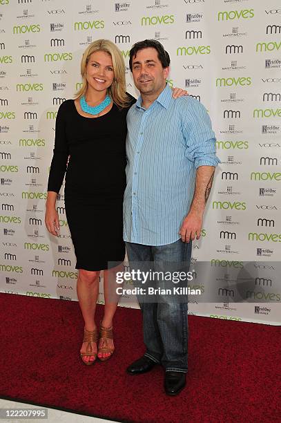 Fox's Heather Nauert and Ed McFarland of Ed's Lobster Bar attend Moves Summer 2010 at Studio 450 on July 6, 2010 in New York City.
