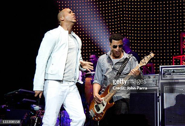 Anthony 'Romeo' Santos of Aventura performs at Hard Rock Live! in the Seminole Hard Rock Hotel & Casino on July 6, 2010 in Hollywood, Florida.