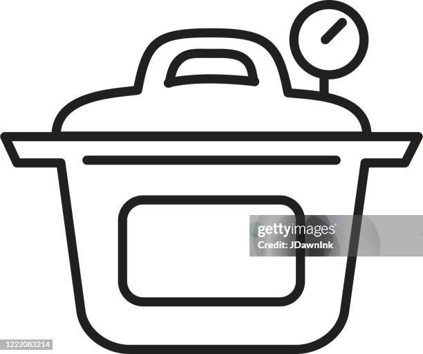 cooking method or recipe pressure cooker - pressure cooker stock illustrations