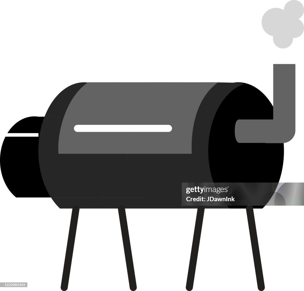 Smoke Cook Vector Cooking Method Or Recipe Smoker High-Res Vector Graphic - Getty Images