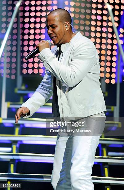 Anthony Santos of Aventura performs at Hard Rock Live! in the Seminole Hard Rock Hotel & Casino on July 6, 2010 in Hollywood, Florida.