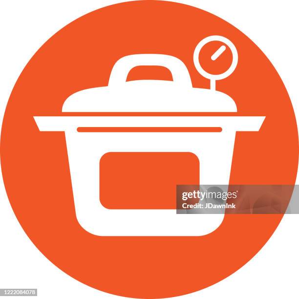 kochmethode oder rezept-druckkocher - pressure cooker stock-grafiken, -clipart, -cartoons und -symbole