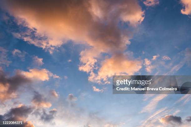 clouds and sky - directly below sky cloud stock pictures, royalty-free photos & images