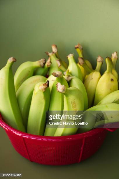 Bunch of Raw Organic Bananas Ready to Eat Stock Photo by esindeniz