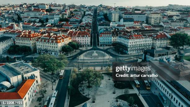 bairro alto and cais do sodré rail station in lisbon, portugal - cais do sodré stock pictures, royalty-free photos & images