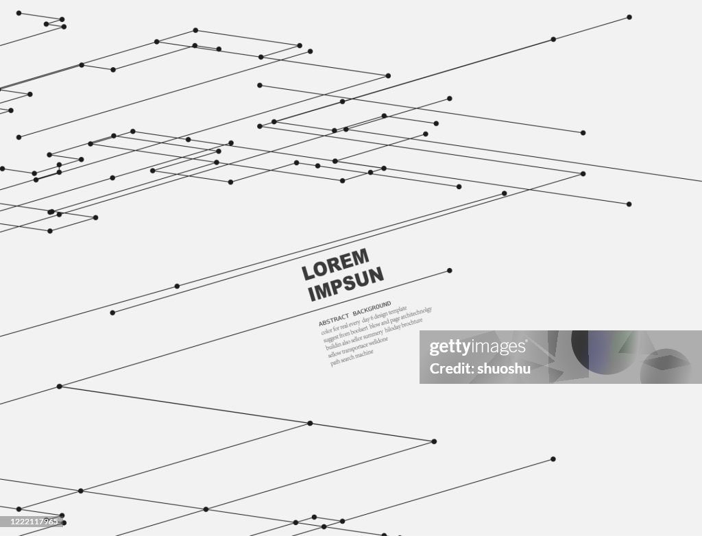 Abstract Radial Line Structure Technology Pattern Background High-Res ...