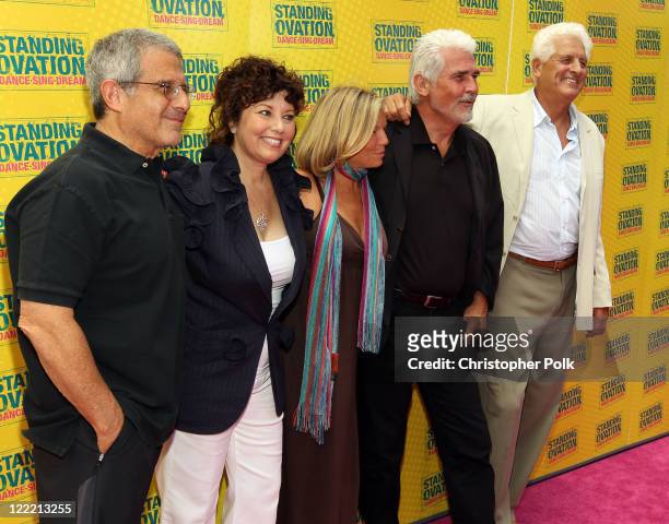 President/COO of Universal Studios Ron Meyer, producer Diane Kirman, Kelly Chapman, producer James Brolin, and director Stewart Raffill arrive at the...