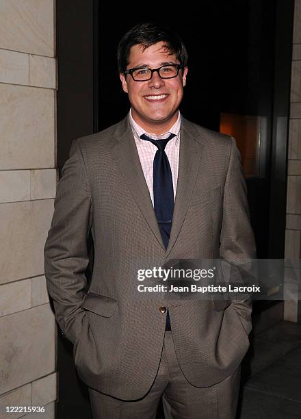 Richard Sommer arrives at a cocktail party at the Louis Vuitton store on Rodeo Drive on July 13, 2010 in Beverly Hills, California.