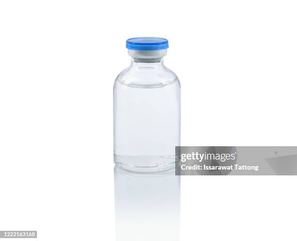 vial medical ,vaccine vial isolated over white background - medicine vial stock pictures, royalty-free photos & images