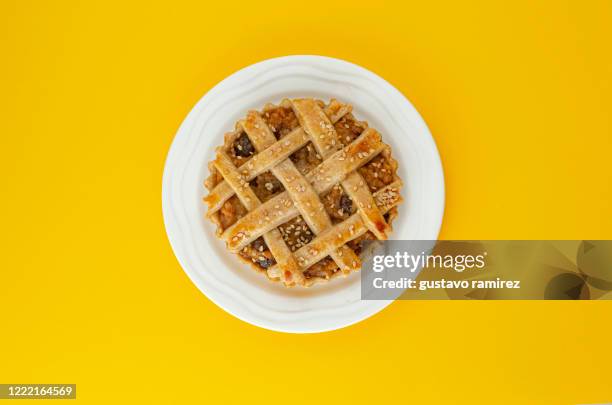 apple pie dessert - apple pie stockfoto's en -beelden