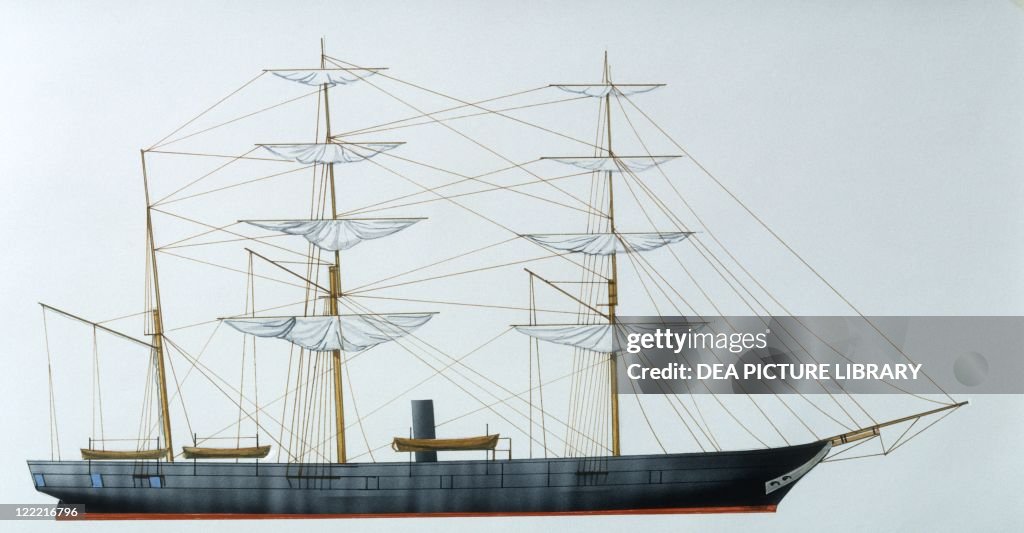 Uss Unity Sloop Naval ships - United States Navy screw sloop of war USS Housatonic ...