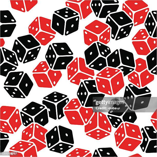 Gabmling Pattern 189 Dice Wallpaper High Res Illustrations - Getty Images