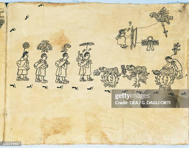 Aztec Water Codex 230 Aztec Codex Stock Photos, High-Res Pictures, and Images - Getty Images