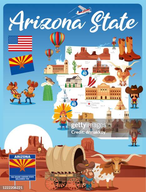 stockillustraties, clipart, cartoons en iconen met arizona staat - phoenix bird