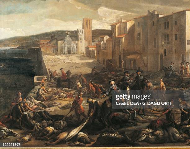 Michel Serre - The plague in Marseilles in 1721.