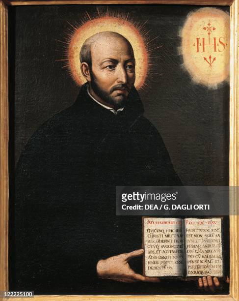 Unknown painter , Portrait of Saint Ignatius of Loyola .
